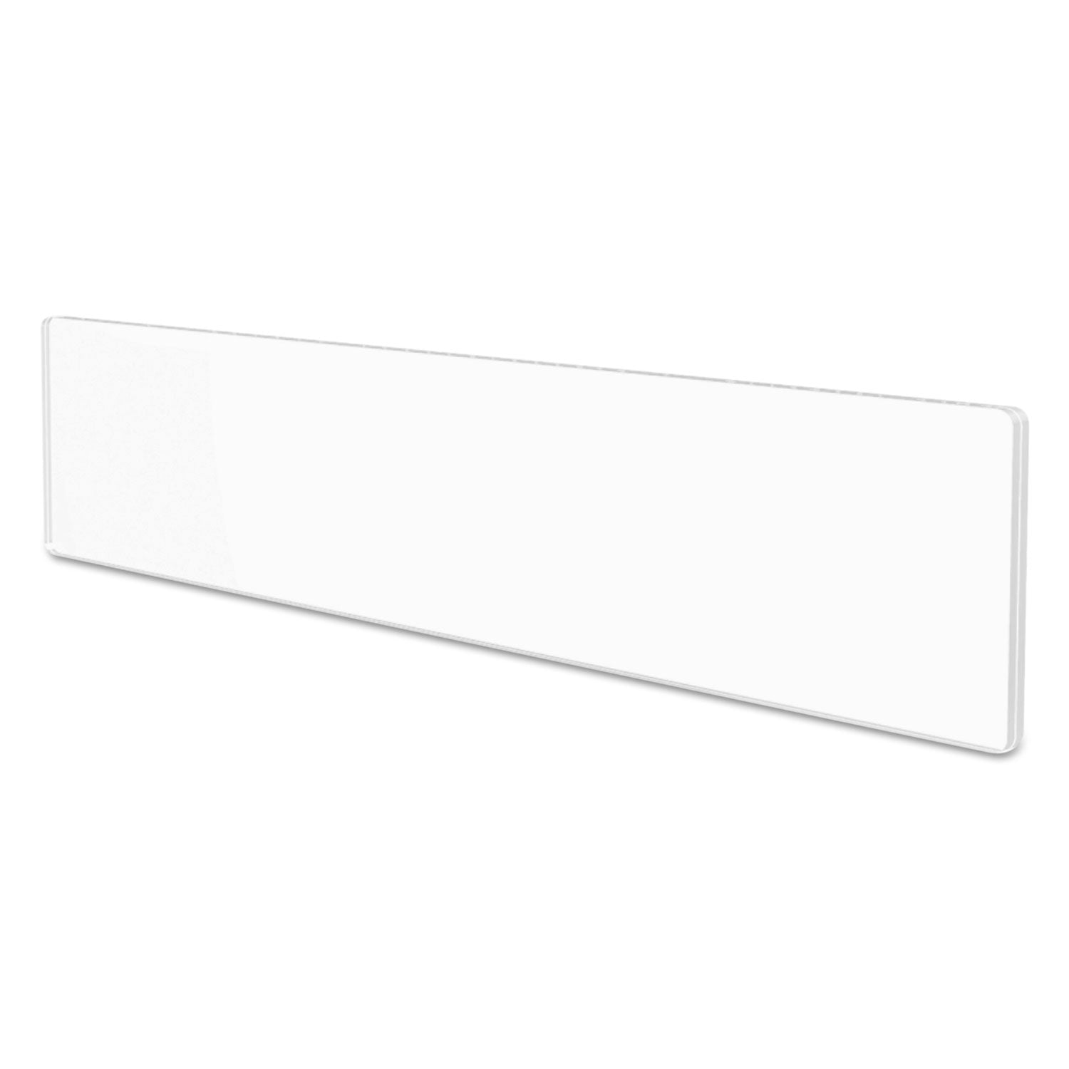 Superior Image Cubicle Nameplate Sign Holder, 8.5 x 2 Insert, Clear