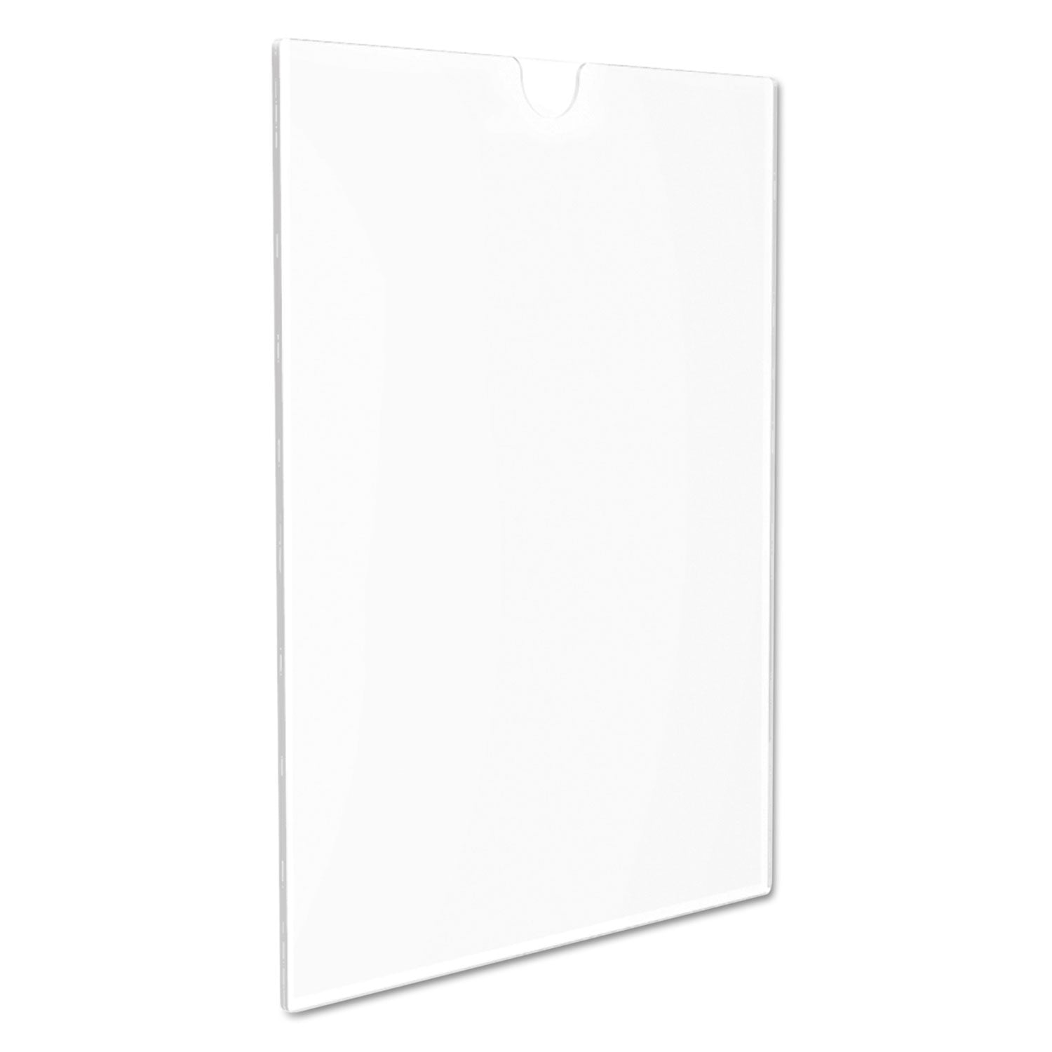 Superior Image Cubicle Sign Holder, 8.5 x 11 Insert, Clear - 