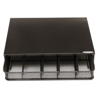 One Drawer Hospitality Organizer, 5 Compartments, 12.5 x 11.25 x 3.25, Black