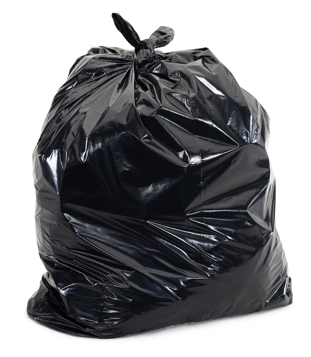 50" x 48" 65 Gal 1.5 Mil Black Trash Bags, 50/Case