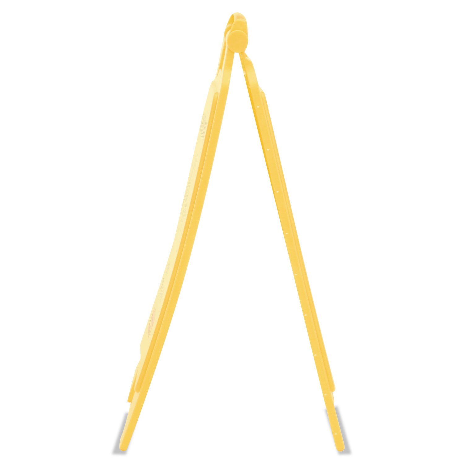 Caution Wet Floor Sign, 11 x 12 x 25, Bright Yellow