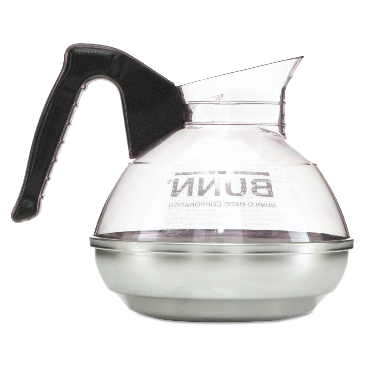 64 oz. Easy Pour Decanter, Black Handle - 