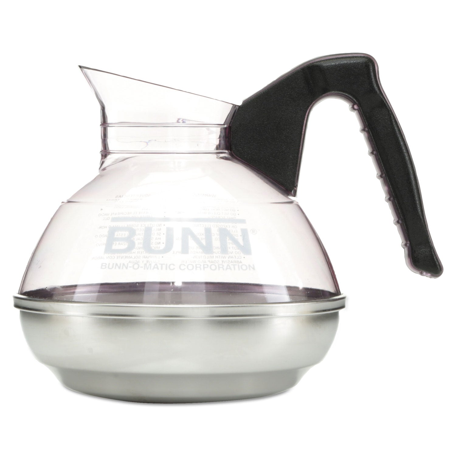 64 oz. Easy Pour Decanter, Black Handle - 