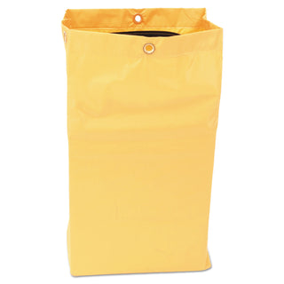 Zippered Vinyl Cleaning Cart Bag, 24 gal, , 17.25" x 30.5", Yellow