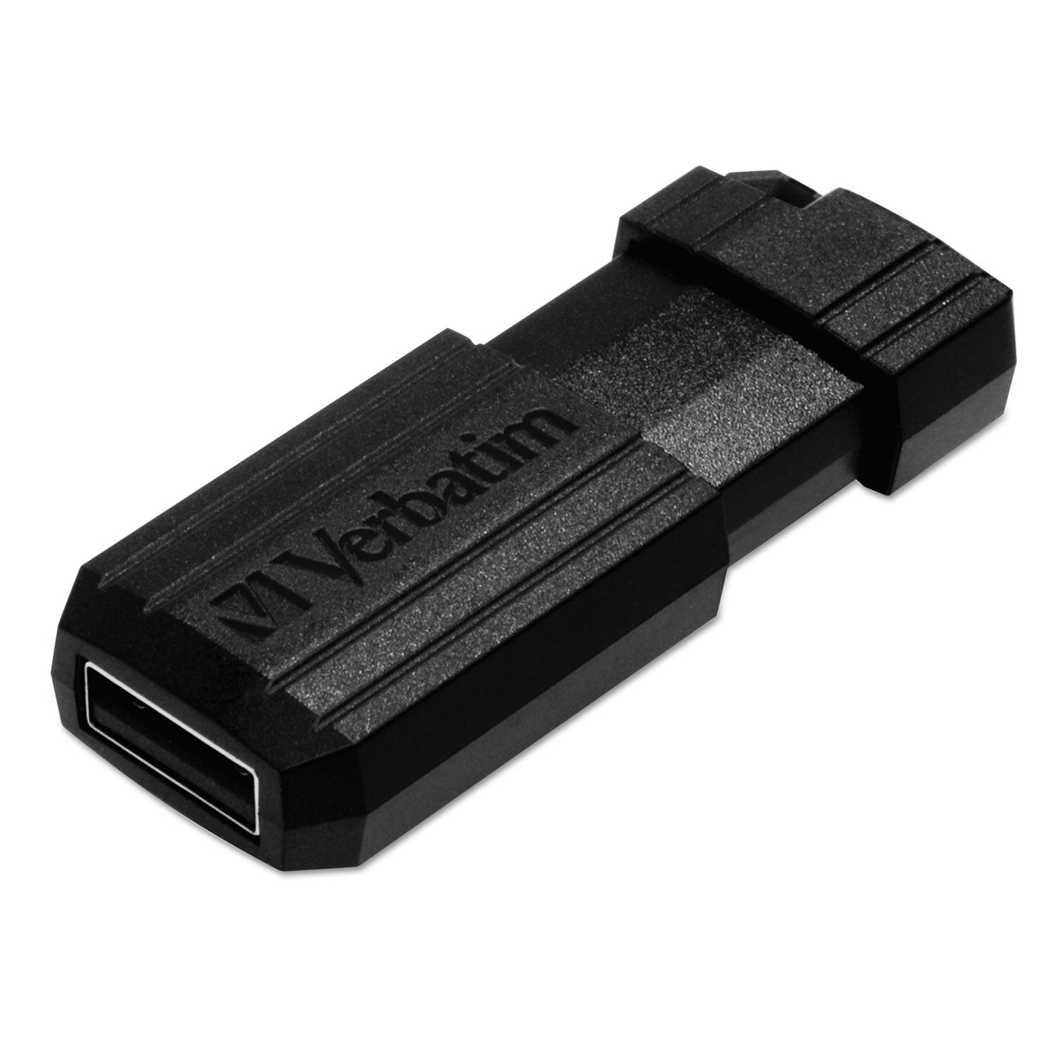 PinStripe USB Flash Drive, 16 GB, Black - 