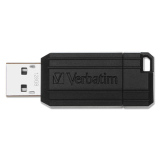 PinStripe USB Flash Drive, 16 GB, Black - 