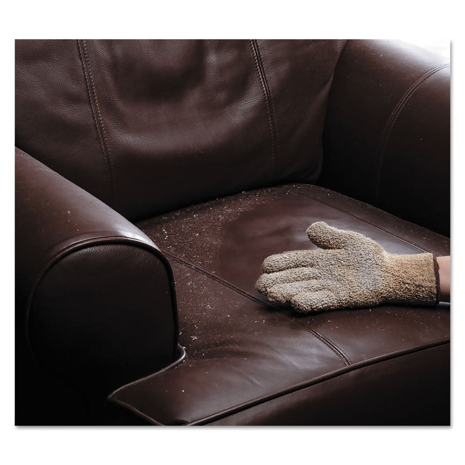 CleanGreen Microfiber Dusting Gloves, 5" x 10, Pair - 