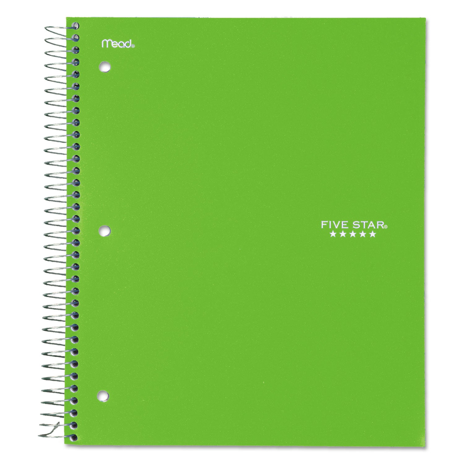 Trend Wirebound Notebook, Two Pockets, 3-Subject, Medium/College Rule, Randomly Assorted Cover Color, (150) 11 x 8.5 Sheets - 