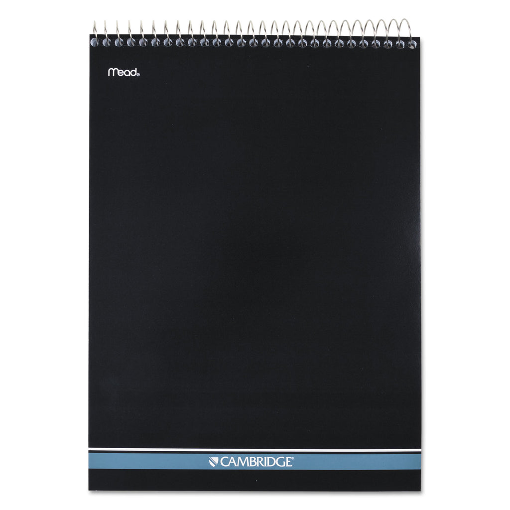 Stiff-Back Wire Bound Notepad, Medium/College Rule, Navy Cover, 70 White 8.5 x 11.5 Sheets - 