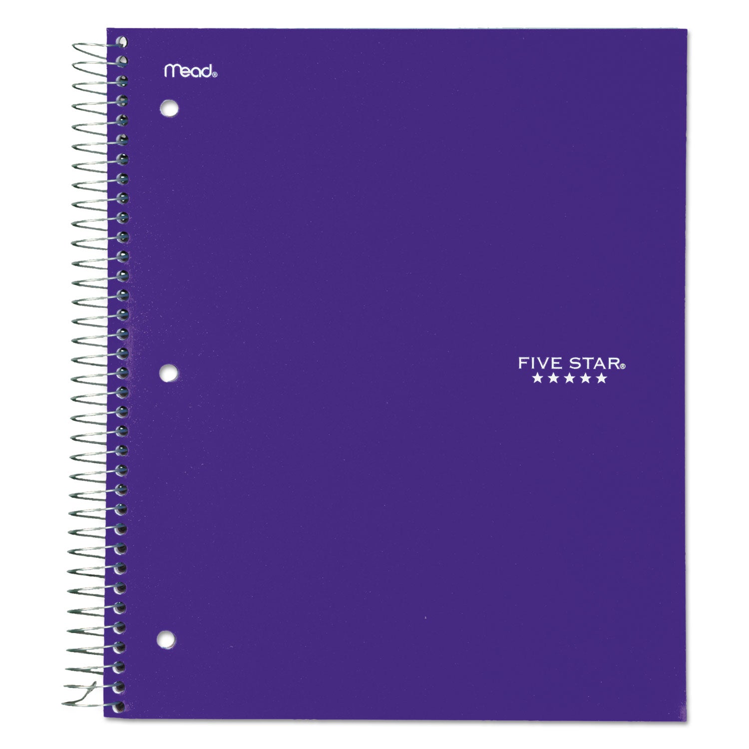 Trend Wirebound Notebook, Two Pockets, 3-Subject, Medium/College Rule, Randomly Assorted Cover Color, (150) 11 x 8.5 Sheets - 