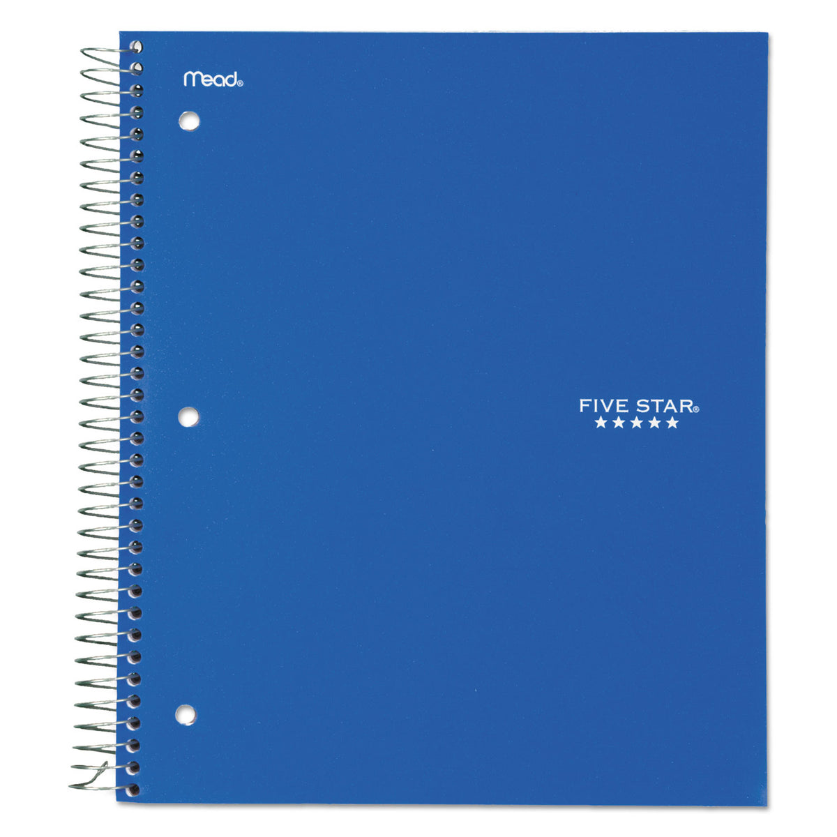 Trend Wirebound Notebook, Two Pockets, 3-Subject, Medium/College Rule, Randomly Assorted Cover Color, (150) 11 x 8.5 Sheets - 
