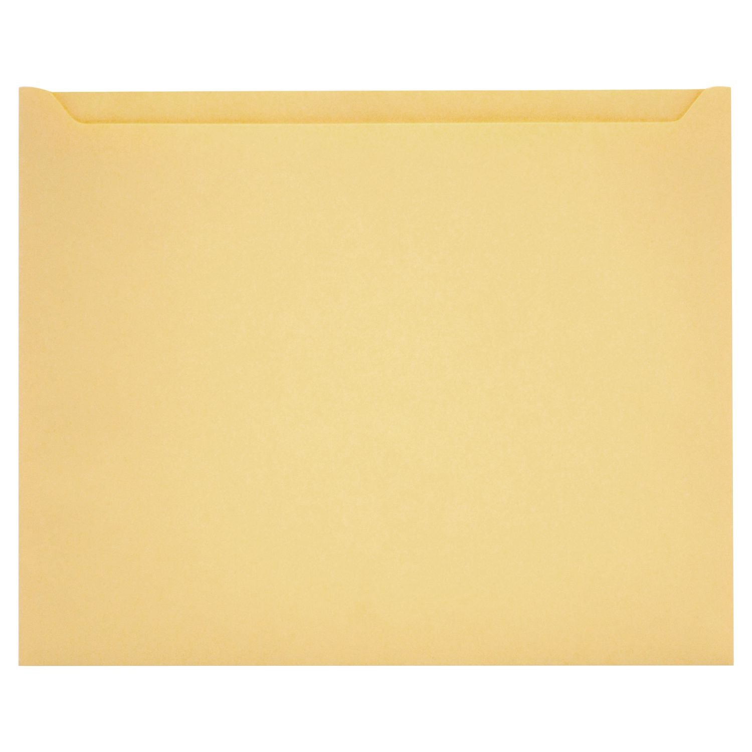 Paper File Jackets, Letter Size, Buff, 100/Box