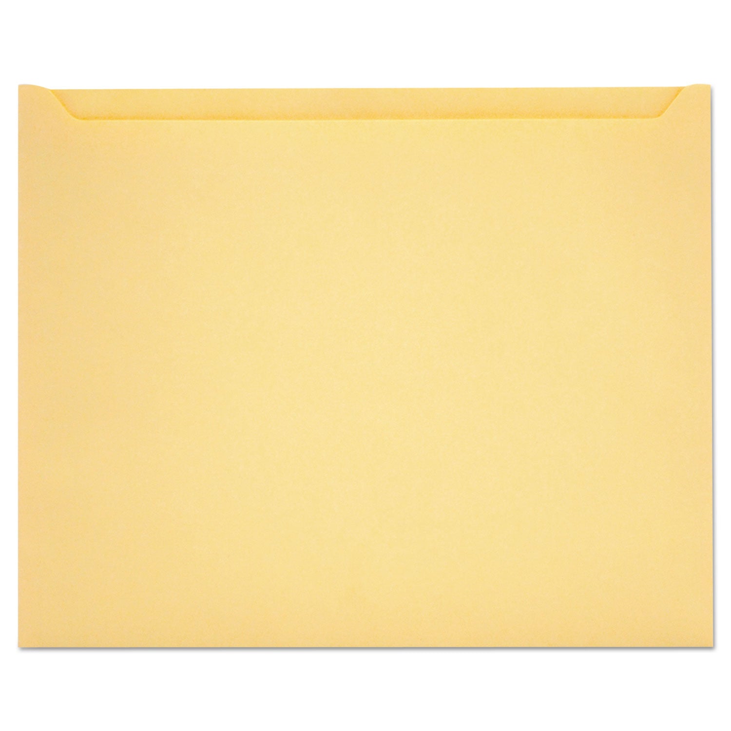 Paper File Jackets, Letter Size, Buff, 100/Box - 