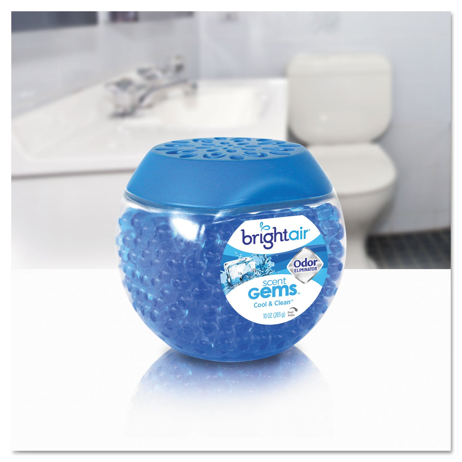 scent-gems-odor-eliminator-cool-and-clean-blue-10-oz-jar-6-carton_bri900228ct - 6