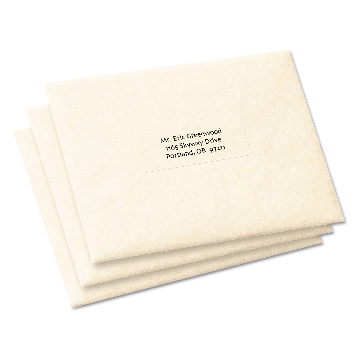 Copier Mailing Labels, Copiers, 1 x 2.81, Clear, 33/Sheet, 70 Sheets/Pack - 