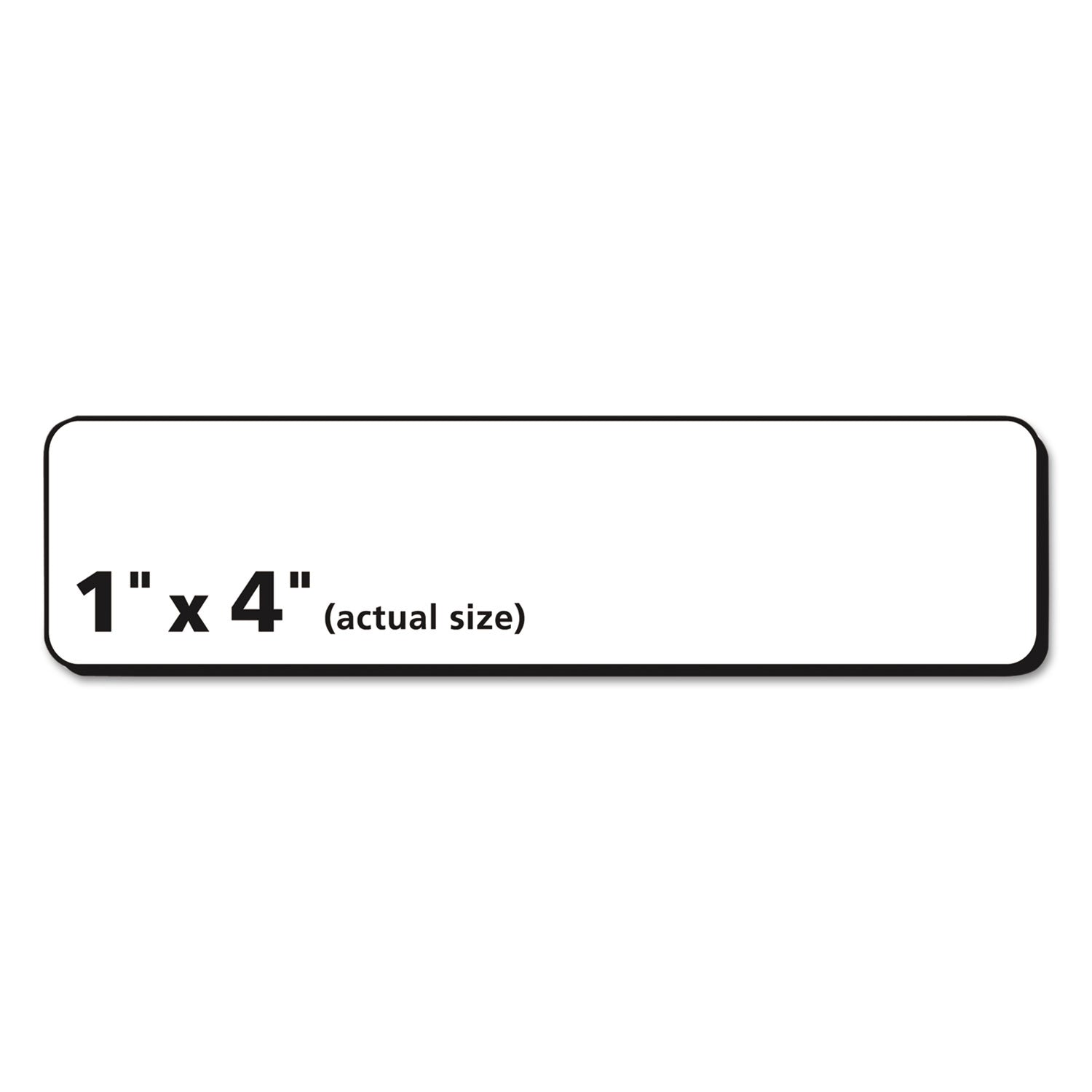 Matte Clear Easy Peel Mailing Labels w/ Sure Feed Technology, Inkjet Printers, 1 x 4, Clear, 20/Sheet, 10 Sheets/Pack