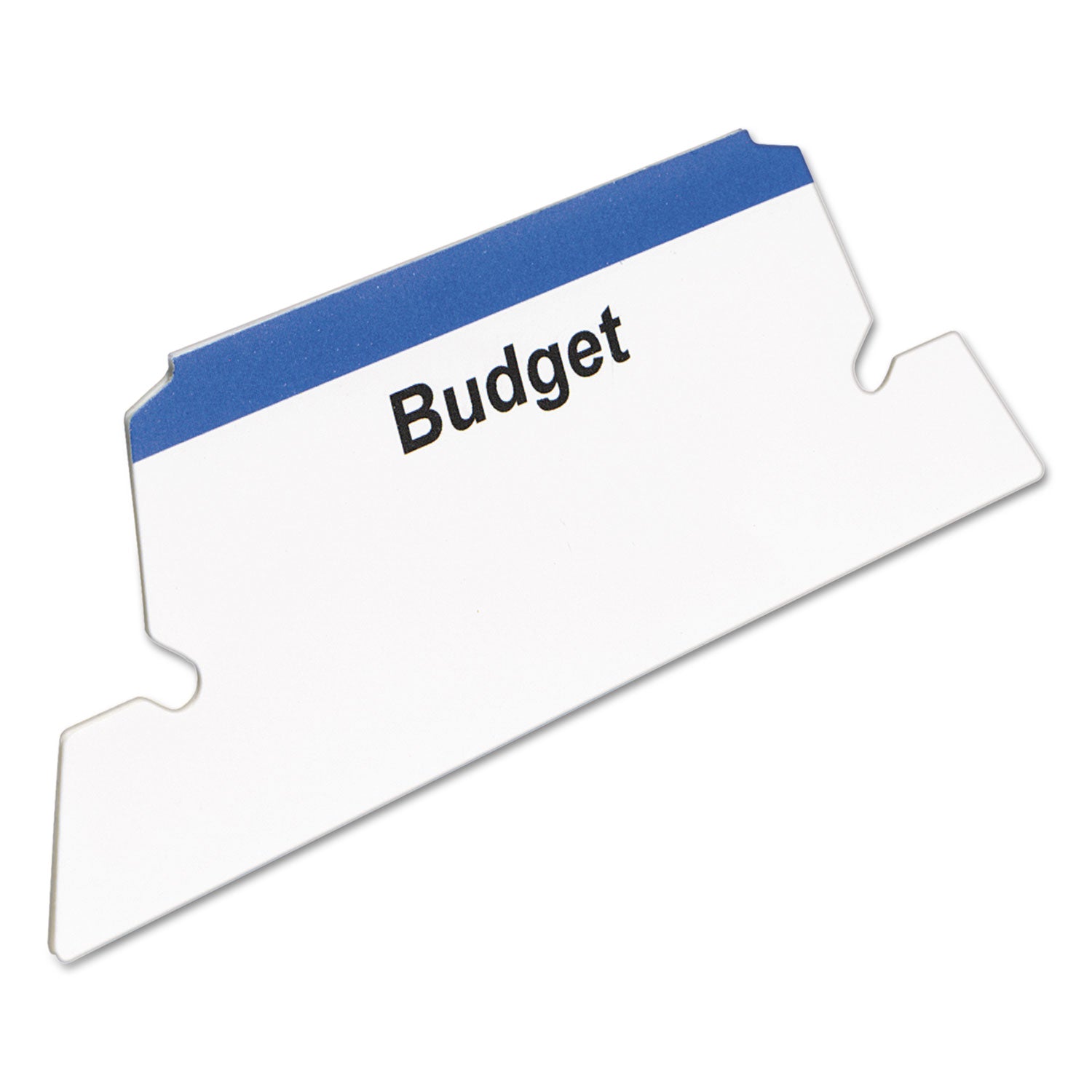 Laser Printable Hanging File Tabs, 1/5-Cut, White, 2.06" Wide, 90/Pack - 
