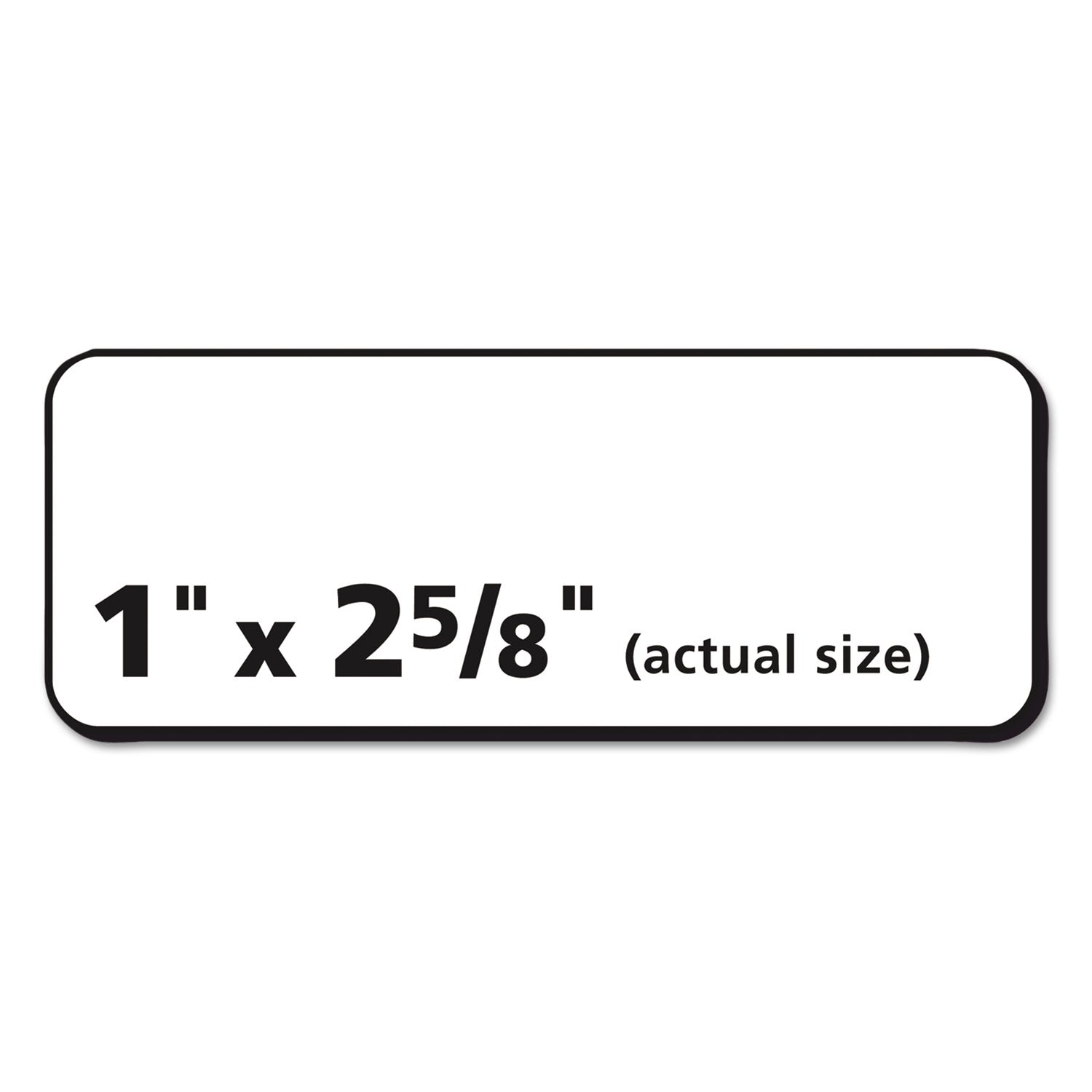 Matte Clear Easy Peel Mailing Labels w/ Sure Feed Technology, Laser Printers, 1 x 2.63, Clear, 30/Sheet, 25 Sheets/Box