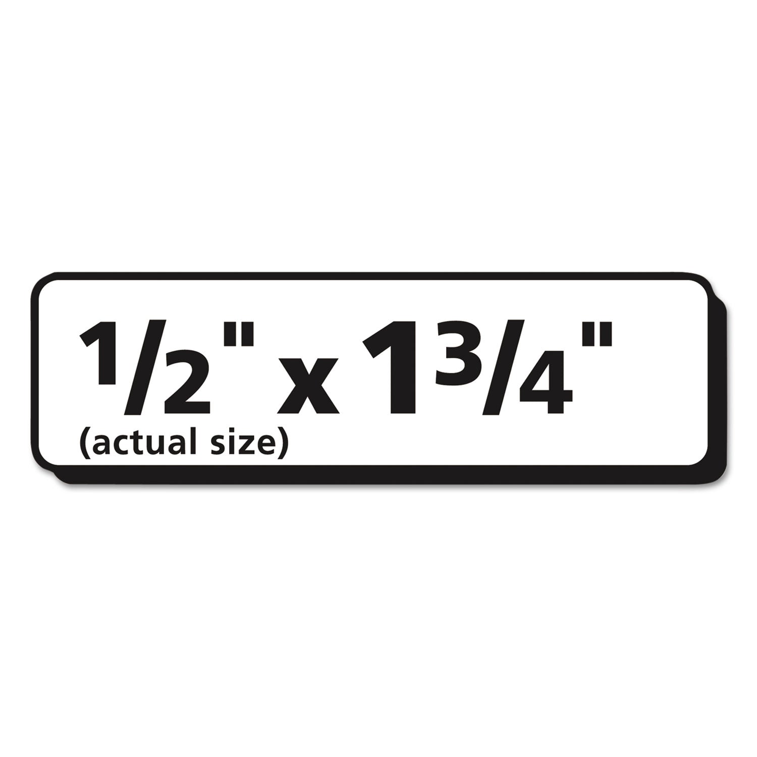 Matte Clear Easy Peel Mailing Labels w/ Sure Feed Technology, Inkjet Printers, 0.5 x 1.75, Clear, 80/Sheet, 10 Sheets/Pack