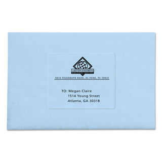 Matte Clear Easy Peel Mailing Labels w/ Sure Feed Technology, Laser Printers, 3.33 x 4, Clear, 6/Sheet, 50 Sheets/Box