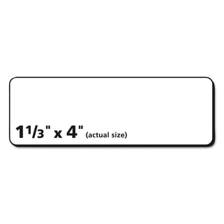 Matte Clear Easy Peel Mailing Labels w/ Sure Feed Technology, Inkjet Printers, 1.33 x 4, Clear, 14/Sheet, 10 Sheets/Pack