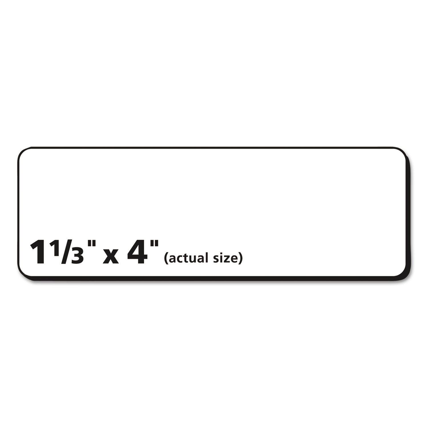 Matte Clear Easy Peel Mailing Labels w/ Sure Feed Technology, Inkjet Printers, 1.33 x 4, Clear, 14/Sheet, 10 Sheets/Pack