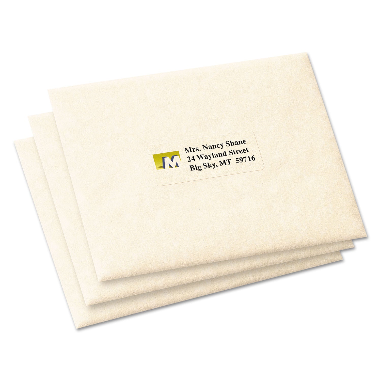 Matte Clear Easy Peel Mailing Labels w/ Sure Feed Technology, Inkjet Printers, 1 x 2.63, Clear, 30/Sheet, 10 Sheets/Pack