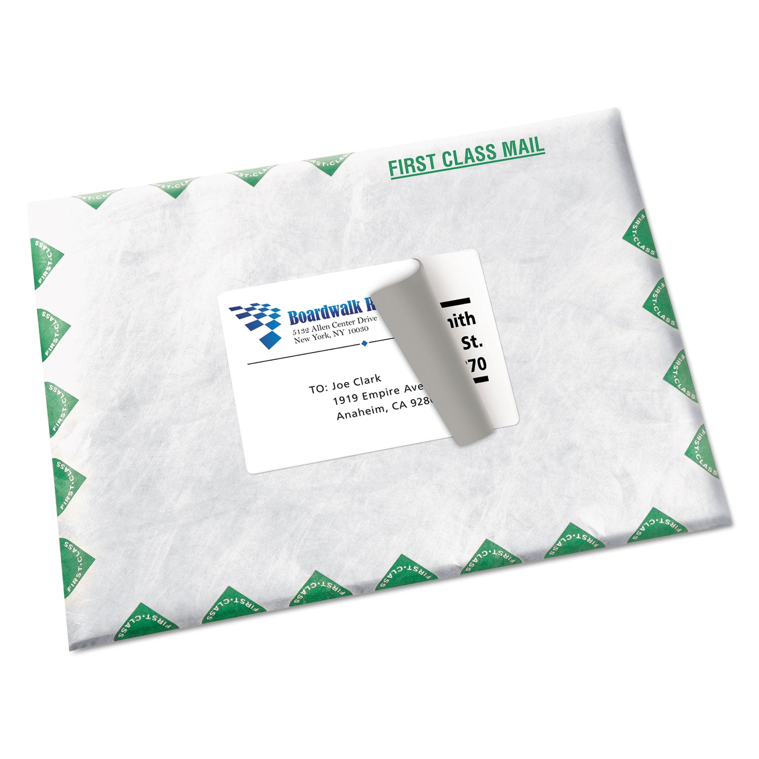 Shipping Labels w/ TrueBlock Technology, Inkjet Printers, 3.5 x 5, White, 4/Sheet, 25 Sheets/Pack
