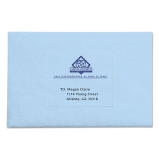 Matte Clear Easy Peel Mailing Labels w/ Sure Feed Technology, Inkjet Printers, 3.33 x 4, Clear, 6/Sheet, 10 Sheets/Pack