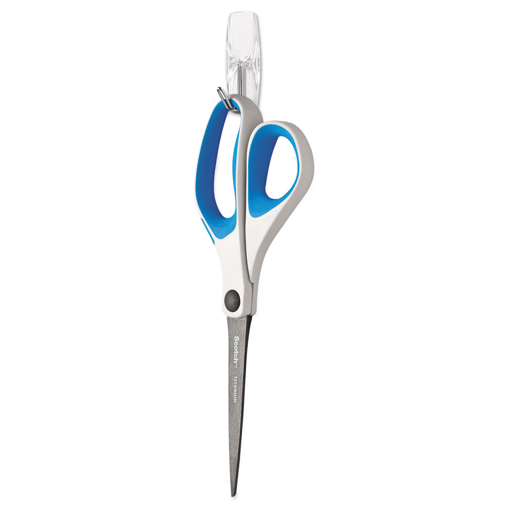 Clear Hooks and Strips, Medium, Plastic, 2 lb Capacity, 6 Hooks and 8 Strips/Pack - 
