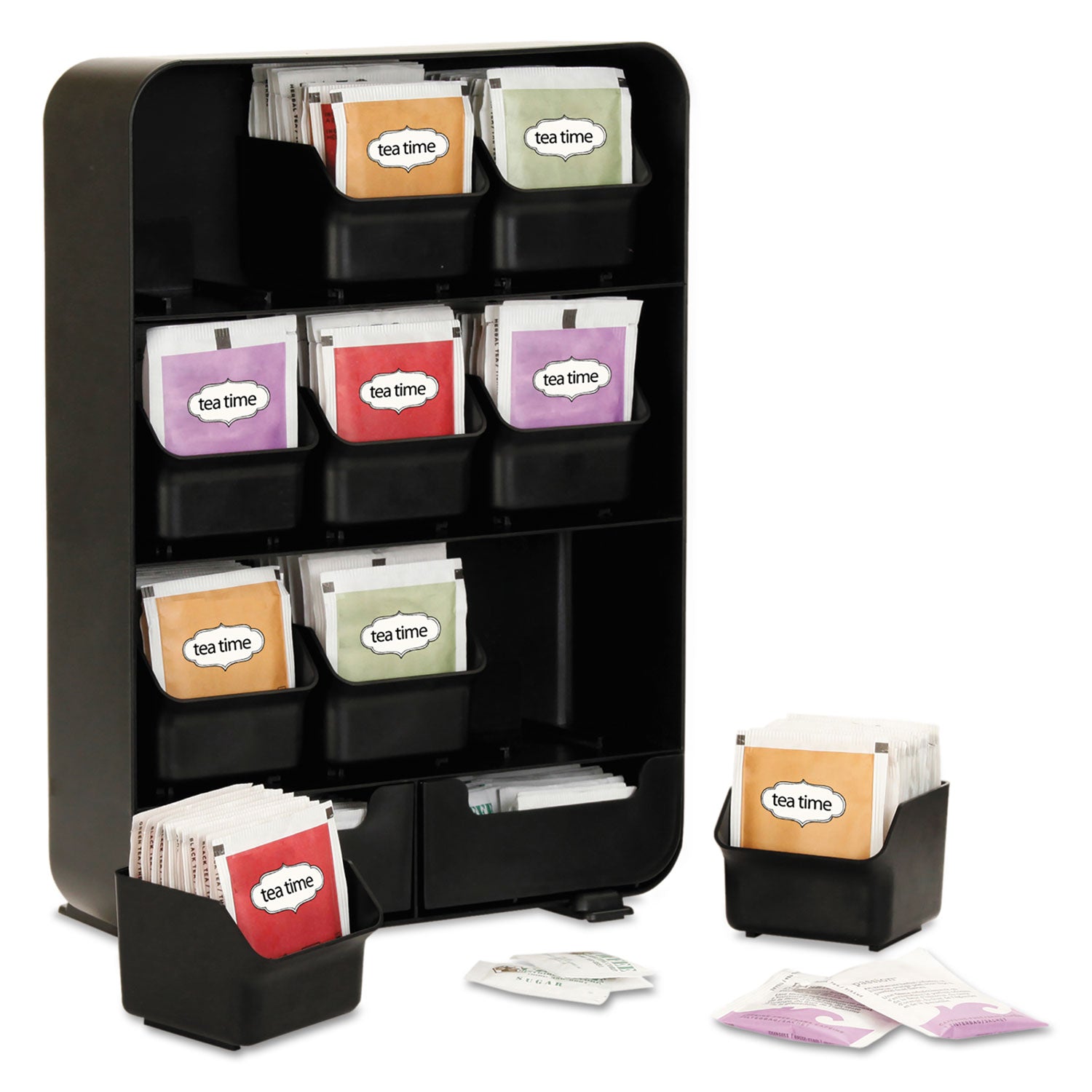 baggy-nine-drawer-tea-bag-and-accessory-holder-1024-x-433-x-1311-black_emstborgblk - 1