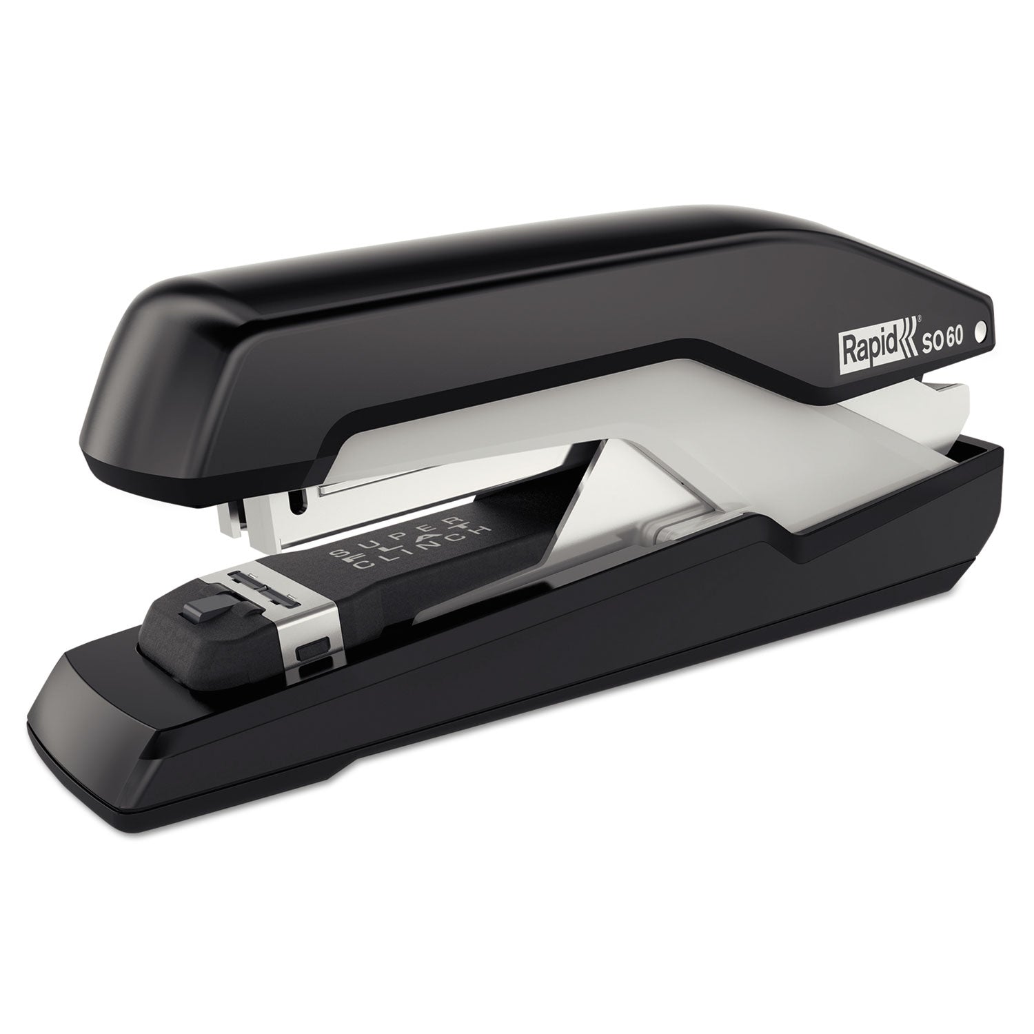 Omnipress SO60 Heavy-Duty Full Strip Stapler, 60-Sheet Capacity, Black/Gray - 1