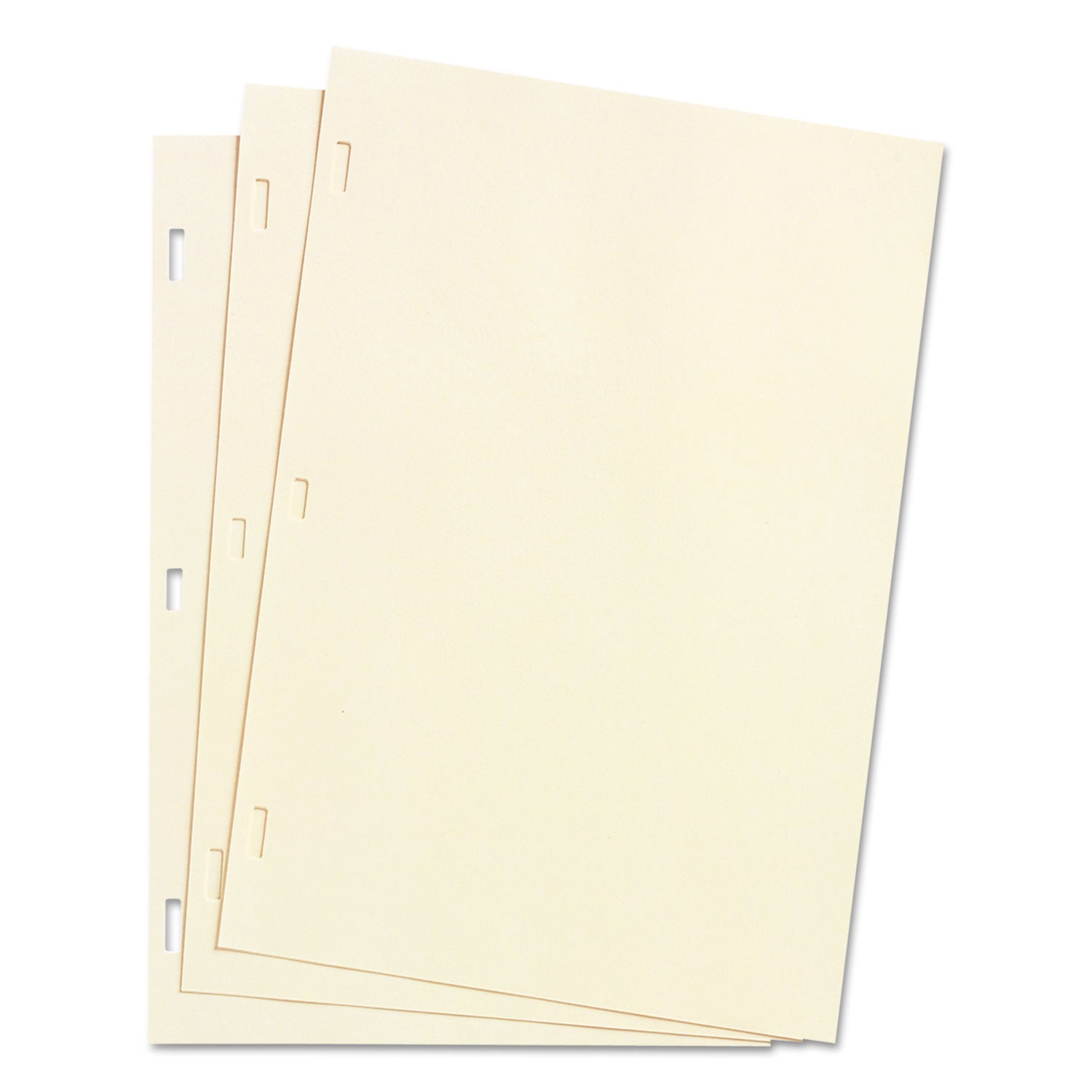 Looseleaf Minute Book Ledger Sheets, 14 x 8.5, Ivory, Loose Sheet 100/Box - 