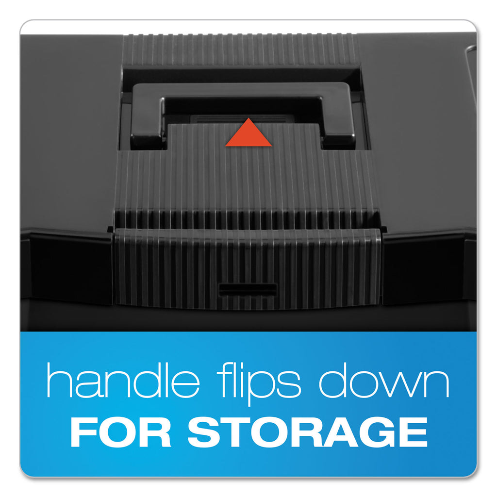 Portable Letter Size File Box, Letter Files, 13.5" x 10.25" x 10.88", Black - 