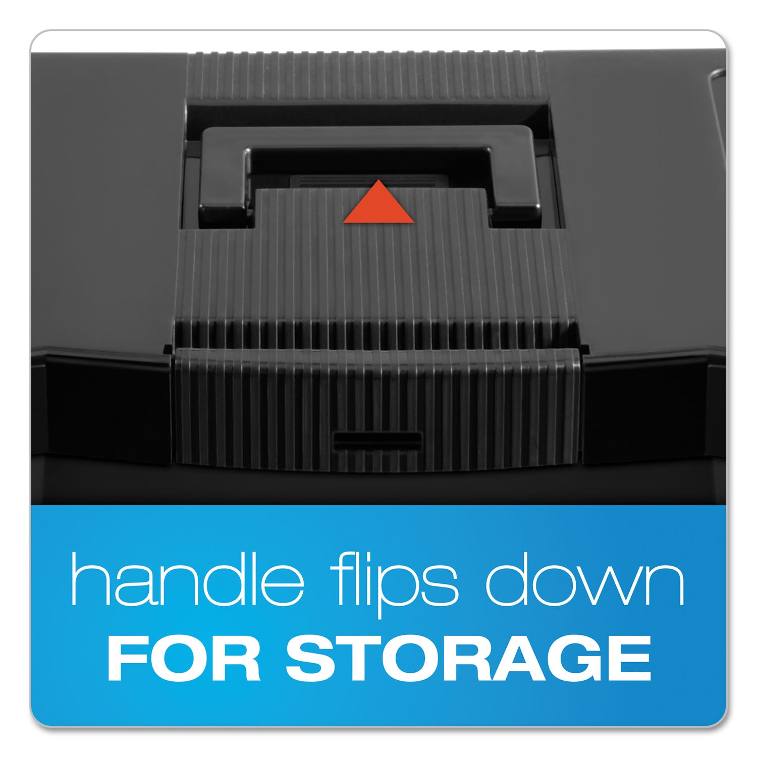 Portable Letter Size File Box, Letter Files, 13.5" x 10.25" x 10.88", Black - 