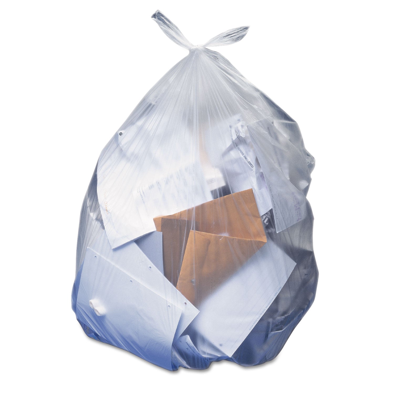 Heritage RePrime AccuFit 44-gal Can Liners - 44 gal/55 lb Capacity - 37" Width x 50" Length - 0.90 mil (23 Micron) Thickness - Clear - Resin - 100/Carton - Can