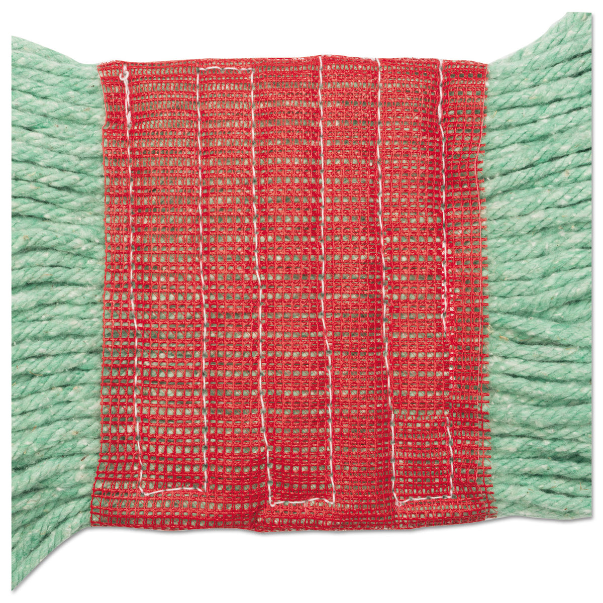 Super Loop Wet Mop Head, Cotton/Synthetic Fiber, 5" Headband, Large Size, Green