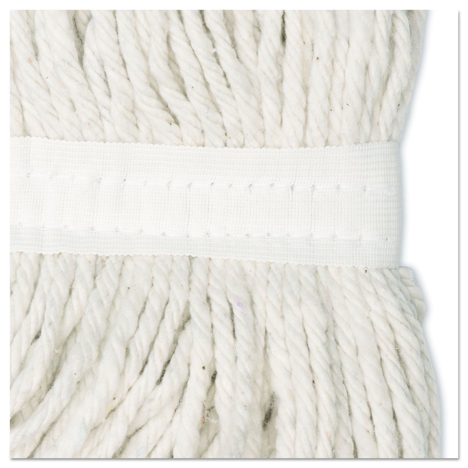 Cut-End Wet Mop Head, Rayon, No. 20, White