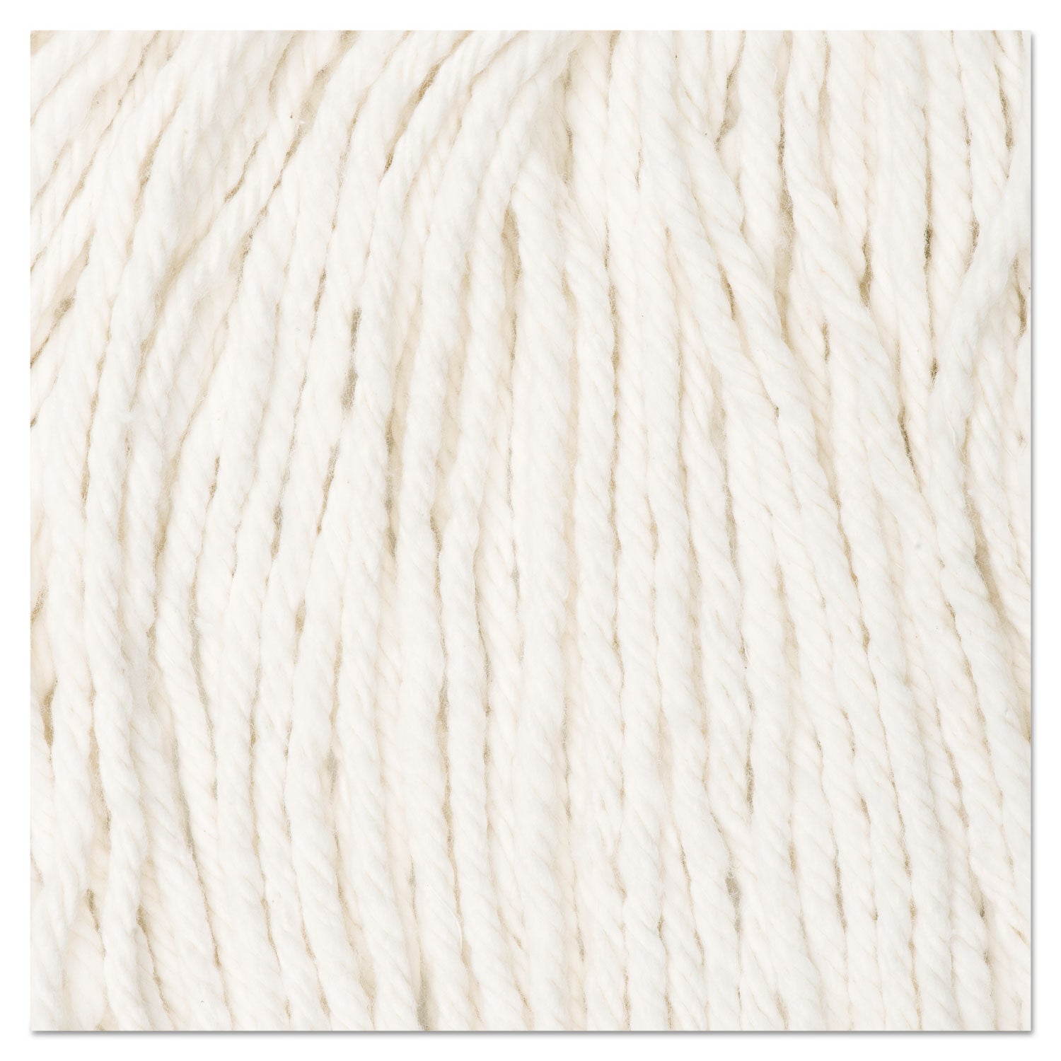 Cut-End Wet Mop Head, Rayon, No. 24, White - 