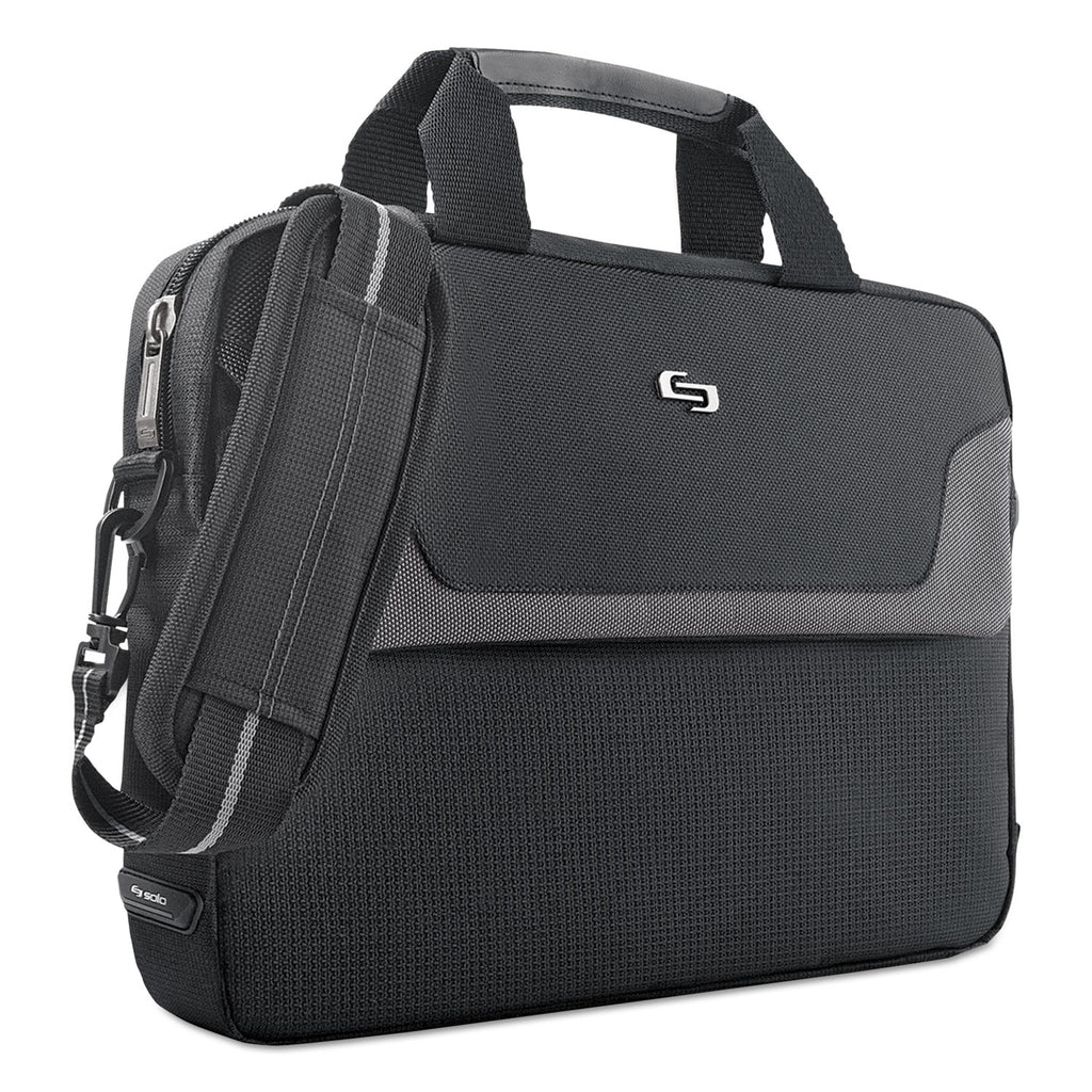 Pro Slim Brief, Fits Devices Up to 14.1", Polyester, 14 x 1.5 x 10.5, Black