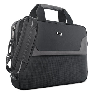 Pro Slim Brief, Fits Devices Up to 14.1", Polyester, 14 x 1.5 x 10.5, Black