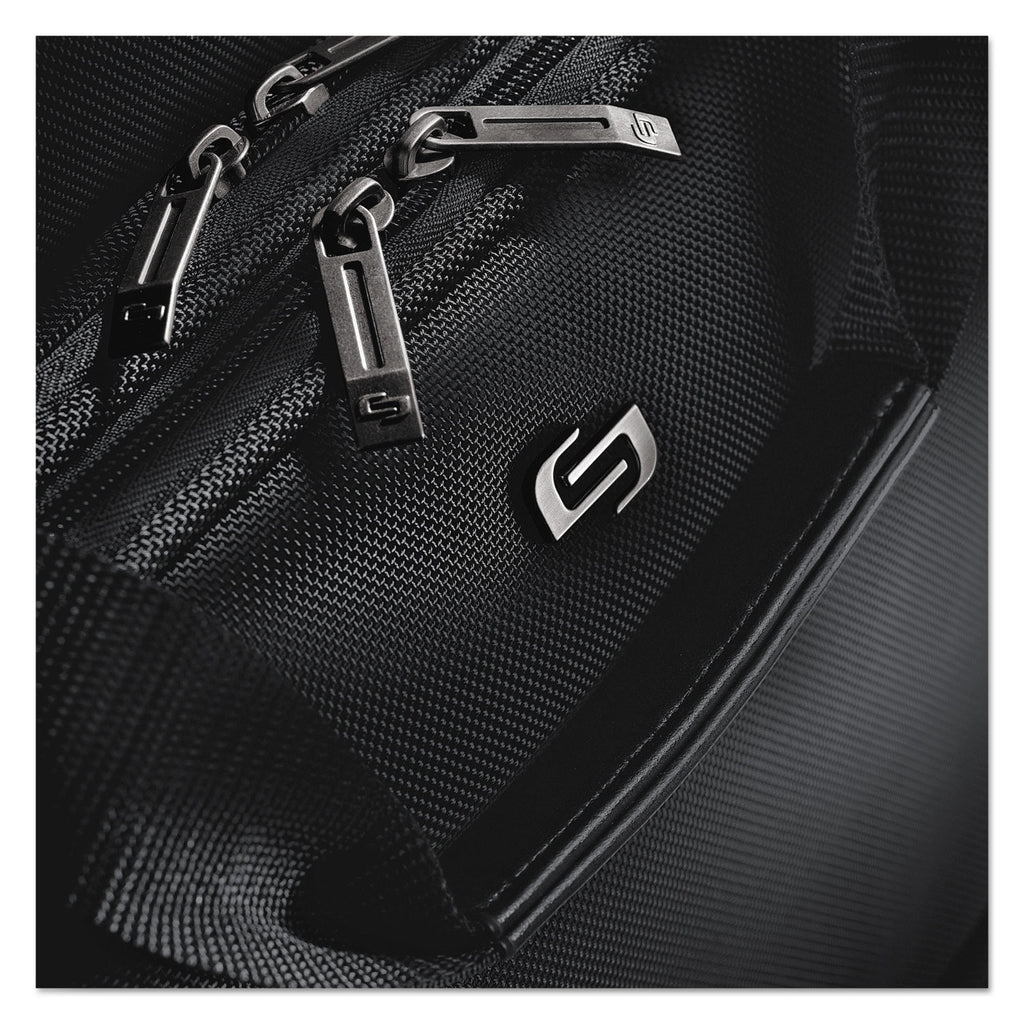 Classic Rolling Case, Fits Devices Up to 17.3", Polyester, 17.5 x 9 x 14, Black - 