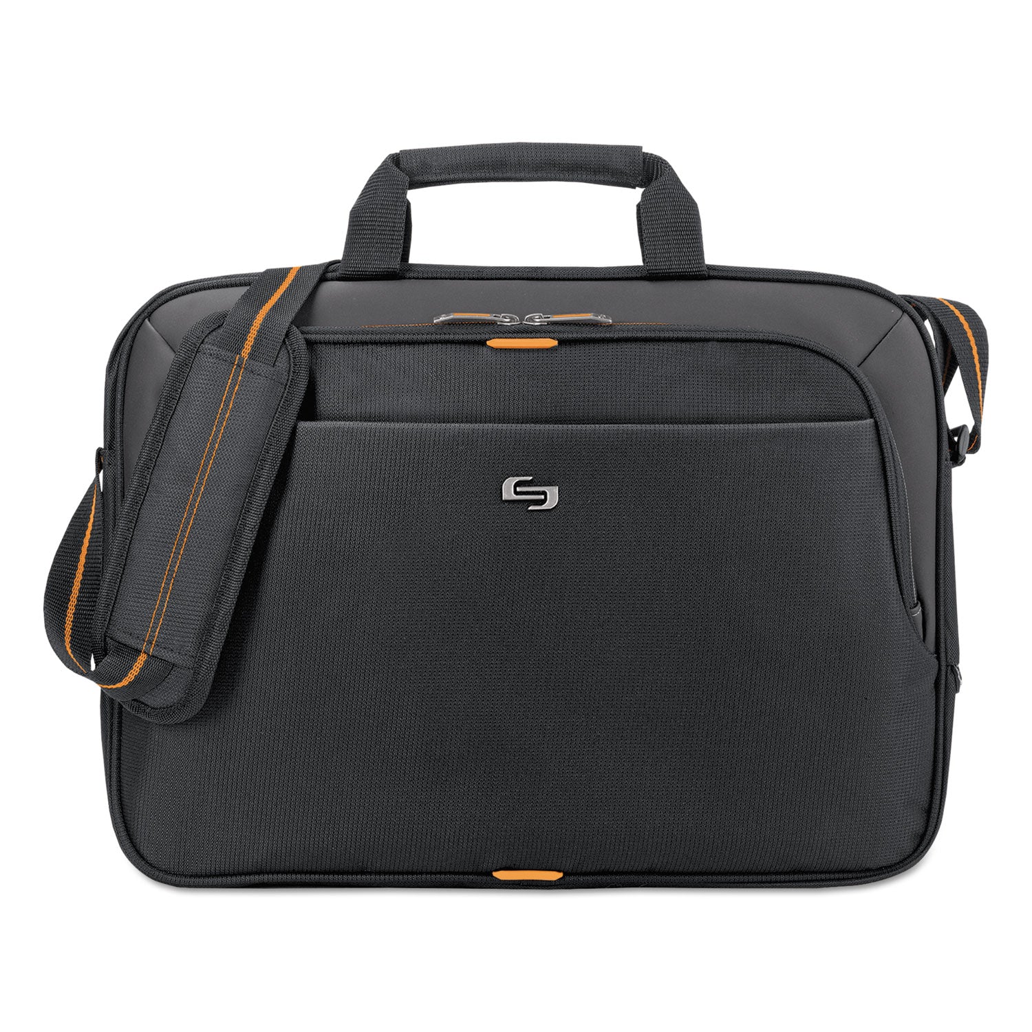 Urban Slim Brief, Fits Devices Up to 15.6", Polyester, 16.5 x 2 x 11.75, Black - 