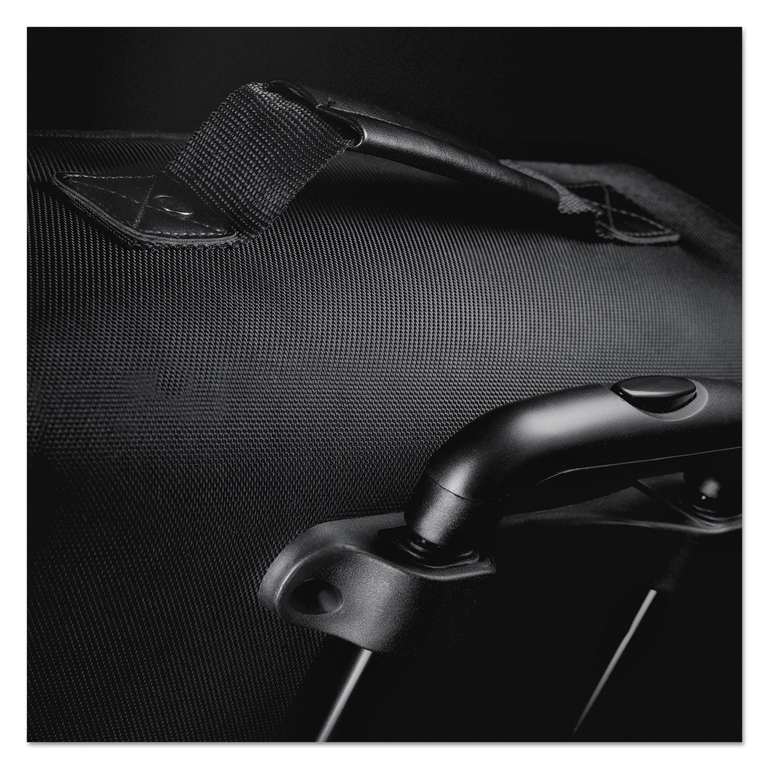 Classic Rolling Overnighter Case, Fits Devices Up to 15.6", Ballistic Polyester, 16.14 x 6.69 x 13.78, Black - 