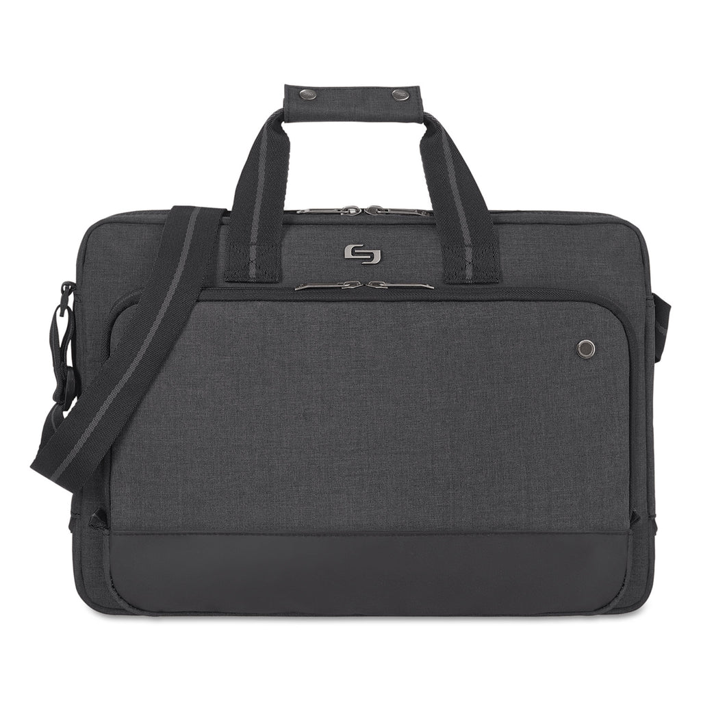 Urban Slimbrief, Fits Devices Up to 15.6", Polyester, 16" x 3" x 11.5", Gray - 