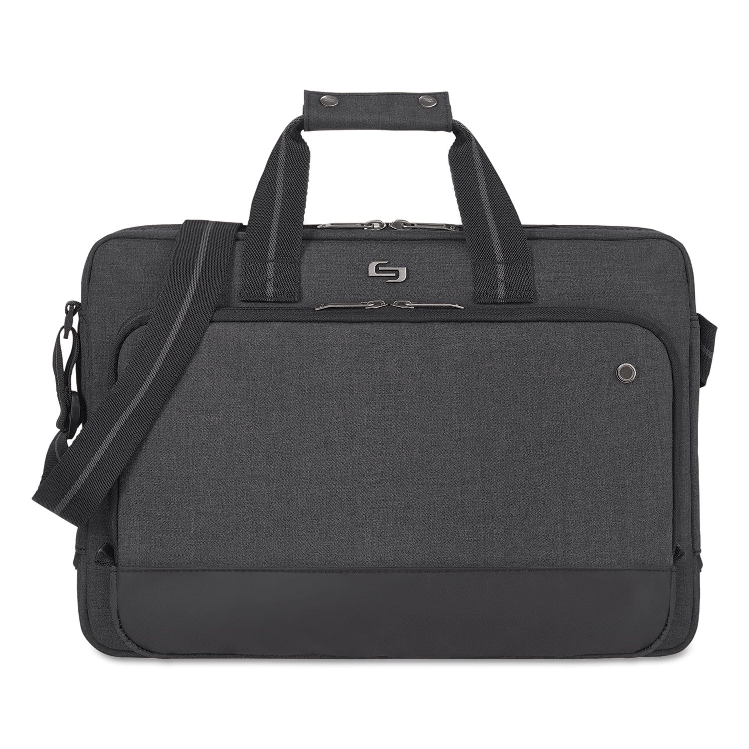Urban Slimbrief, Fits Devices Up to 15.6", Polyester, 16" x 3" x 11.5", Gray - 