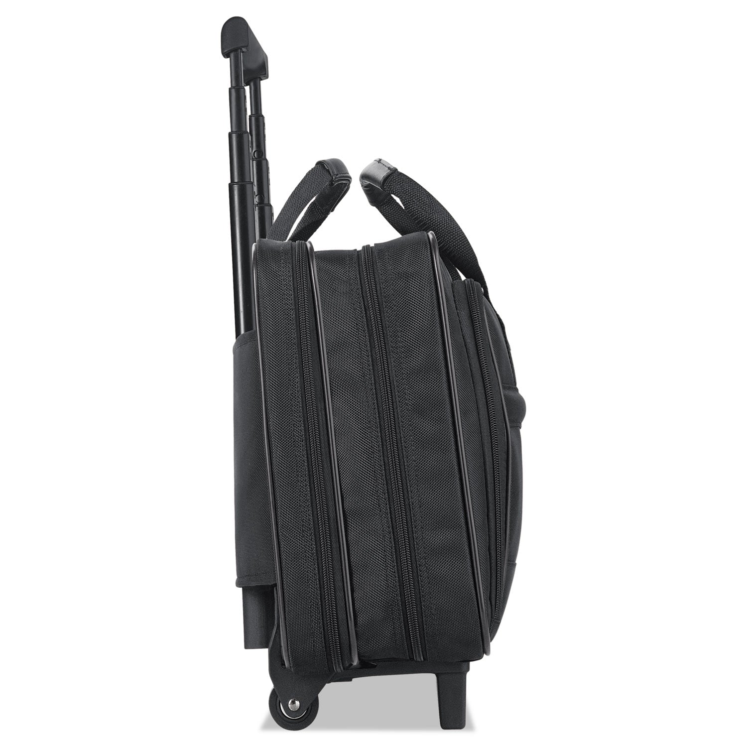 Classic Rolling Case, Fits Devices Up to 15.6", Ballistic Polyester, 15.94 x 5.9 x 12, Black - 