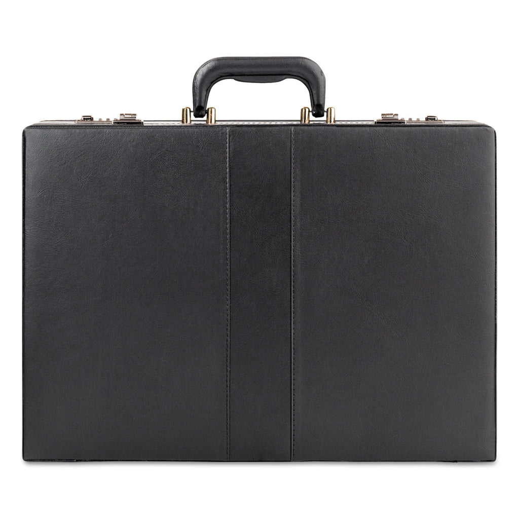 Classic Attache, Vinyl, 12.5 x 4 x 17.5, Black - 
