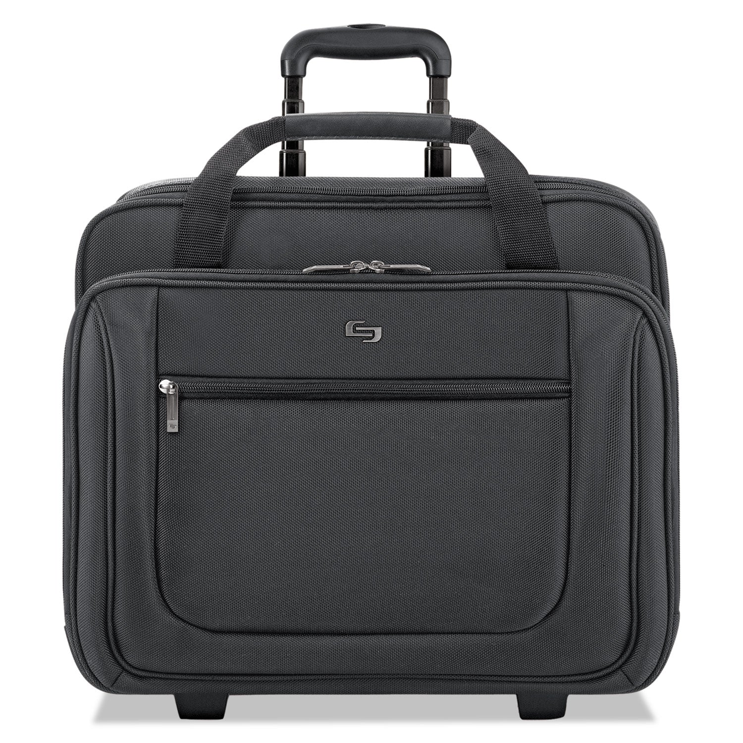Classic Rolling Case, Fits Devices Up to 17.3", Polyester, 17.5 x 9 x 14, Black - 
