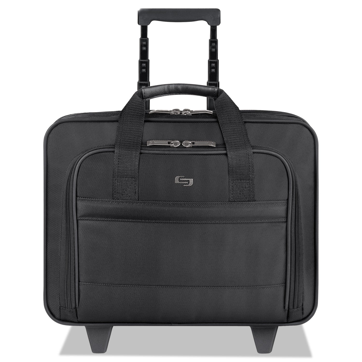 Classic Rolling Case, Fits Devices Up to 15.6", Ballistic Polyester, 15.94 x 5.9 x 12, Black - 